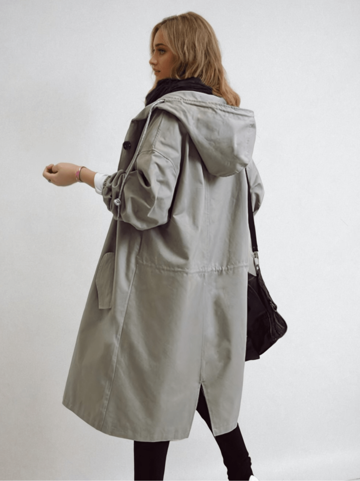 NOUVEAU RICHE Elizabeth | Dame Wasserabweisender Trenchcoat mit Gürtel - Eleganter Übergangsmantel & Windbreaker
