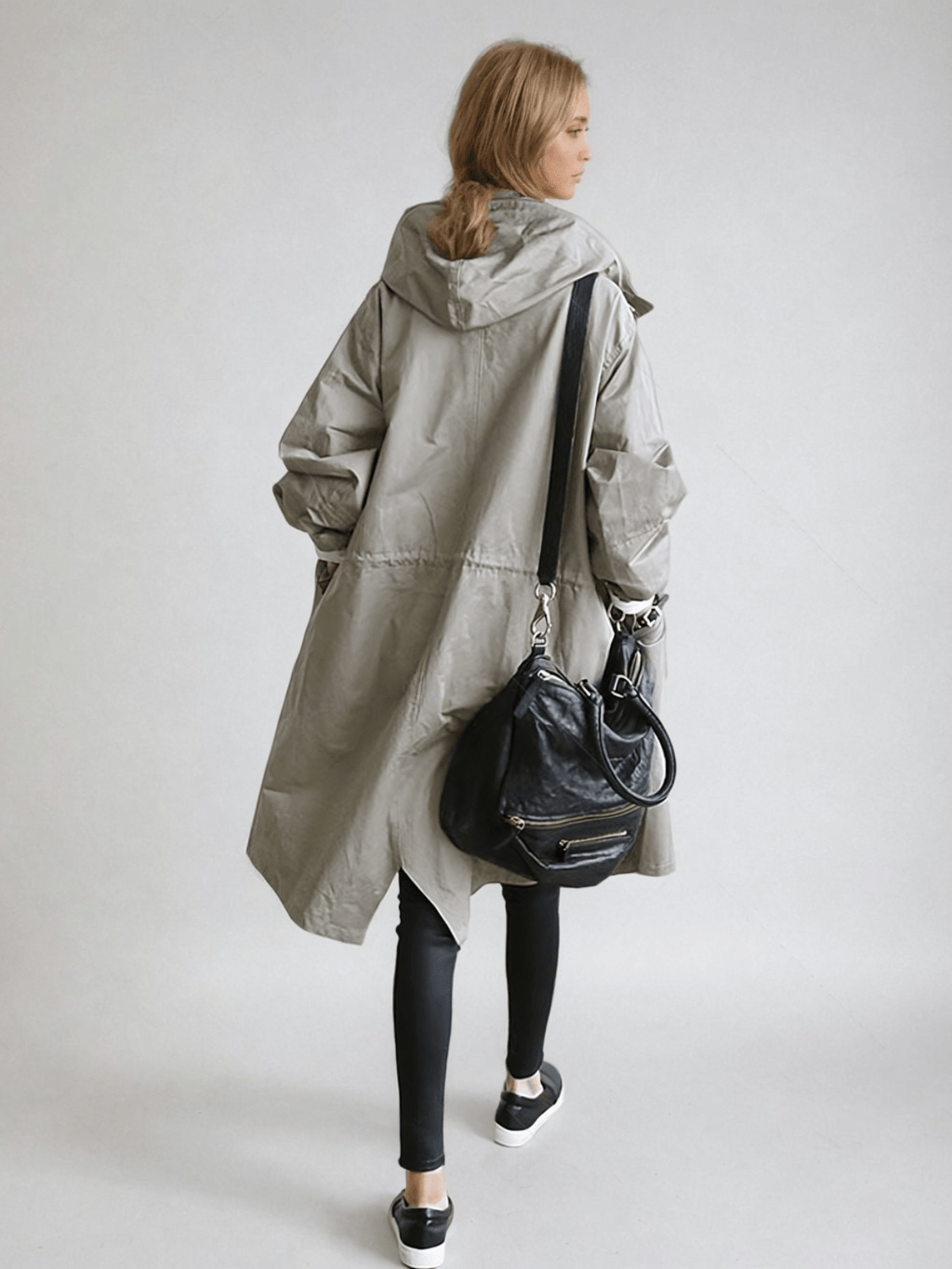 NOUVEAU RICHE Elizabeth | Dame Wasserabweisender Trenchcoat mit Gürtel - Eleganter Übergangsmantel & Windbreaker