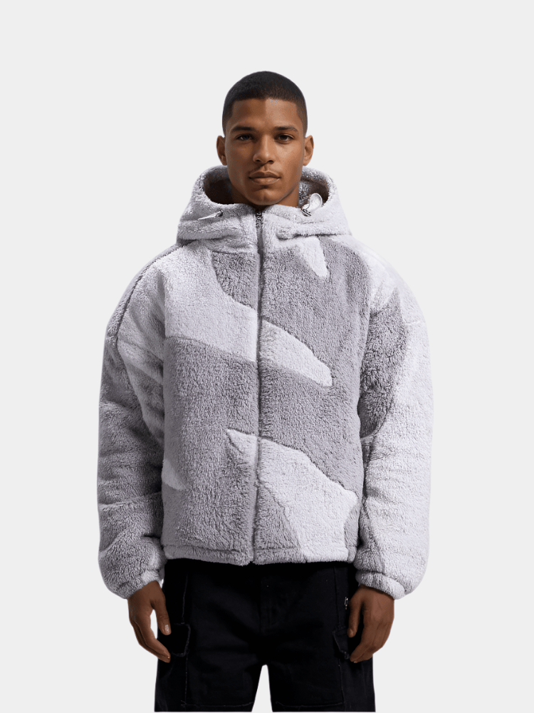 NOUVEAU RICHE Wilshire | Herren Oversized Jacke mit durchgehendem Reißverschluss