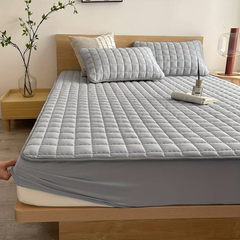 NOUVEAU RICHE Wasserdichter Matratzenschoner – Spannbetttuch Matratzenbezug mit Gummizug, atmungsaktiv & geräuscharm, 90×200 bis 200×220 cm