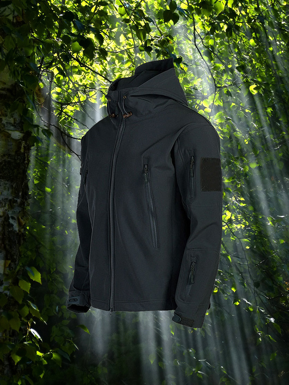 NOUVEAU RICHE Wasserdichte Jacke Herren Outdoor Alltagsbegleiter Komfort