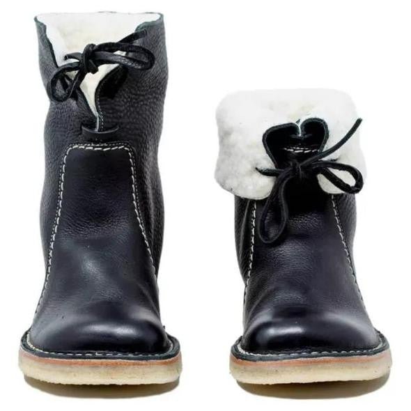NOUVEAU RICHE Damen Winterstiefel Mit Fellfutter Warm Stilvoll Komfort