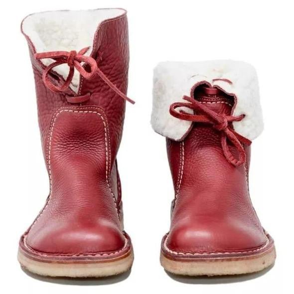 NOUVEAU RICHE Damen Winterstiefel Mit Fellfutter Warm Stilvoll Komfort