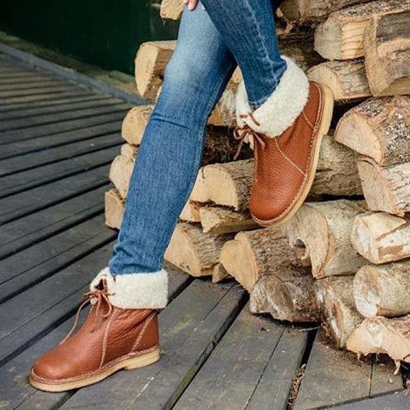 NOUVEAU RICHE Damen Winterstiefel Mit Fellfutter Warm Stilvoll Komfort