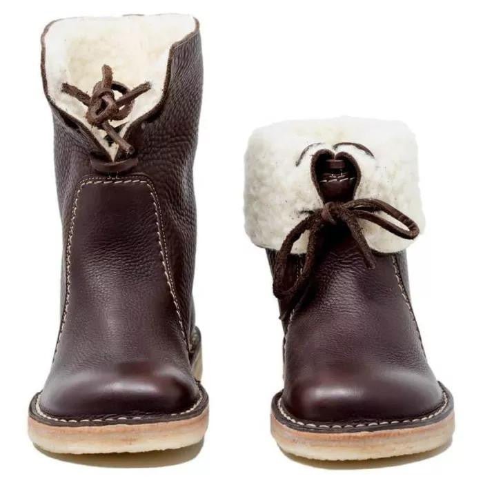 NOUVEAU RICHE Damen Winterstiefel Mit Fellfutter Warm Stilvoll Komfort