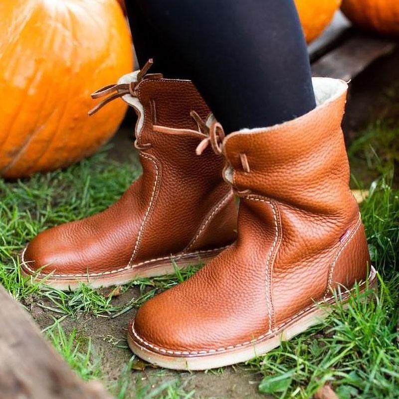 NOUVEAU RICHE Damen Winterstiefel Mit Fellfutter Warm Stilvoll Komfort