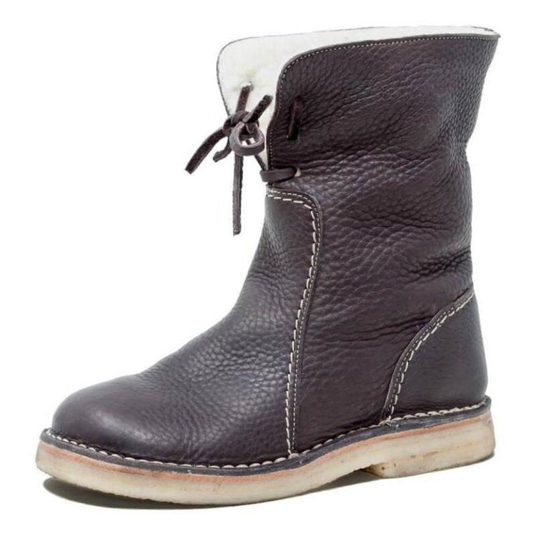NOUVEAU RICHE Damen Winterstiefel Mit Fellfutter Warm Stilvoll Komfort
