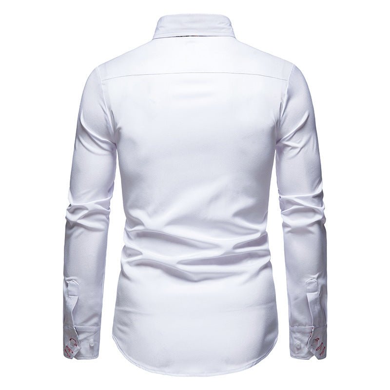 NOUVEAU RICHE Herren Stylisches Langarmshirt Polierte Raffinesse Charme