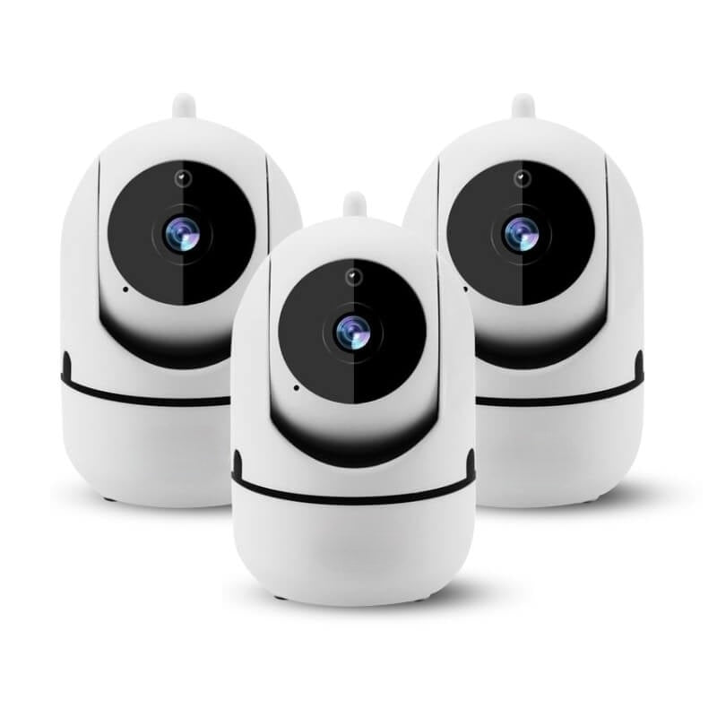 Drehbare WLAN-Innenkamera – Hundekamera & Babykamera mit 355° Schwenk, Auto-Tracking, 1080p, Ohne Abo – HomeView Mini