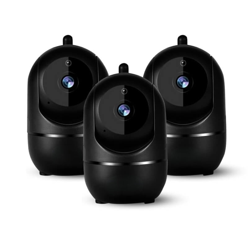 Drehbare WLAN-Innenkamera – Hundekamera & Babykamera mit 355° Schwenk, Auto-Tracking, 1080p, Ohne Abo – HomeView Mini