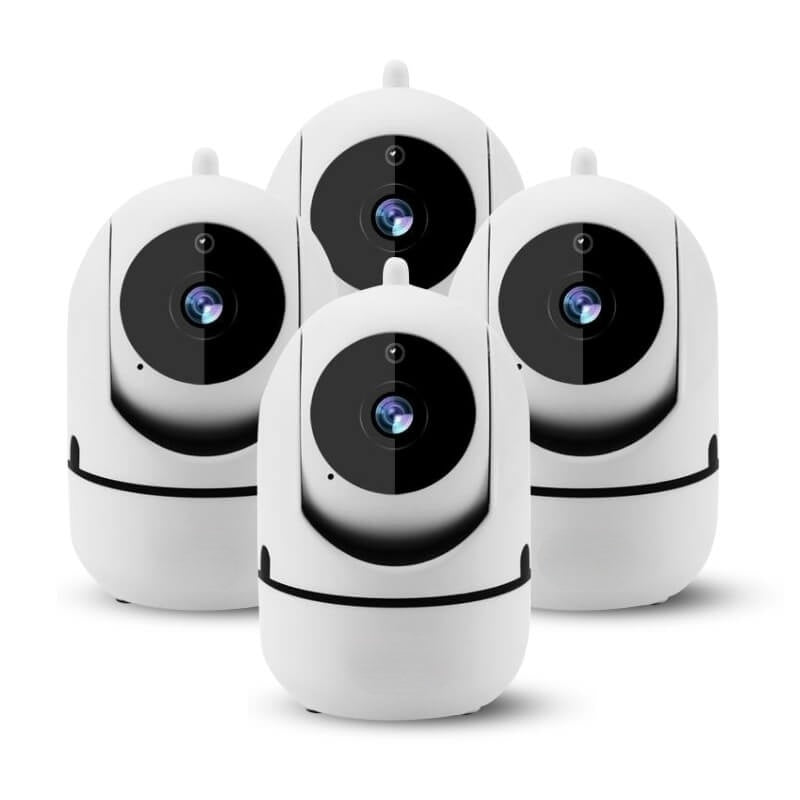 Drehbare WLAN-Innenkamera – Hundekamera & Babykamera mit 355° Schwenk, Auto-Tracking, 1080p, Ohne Abo – HomeView Mini