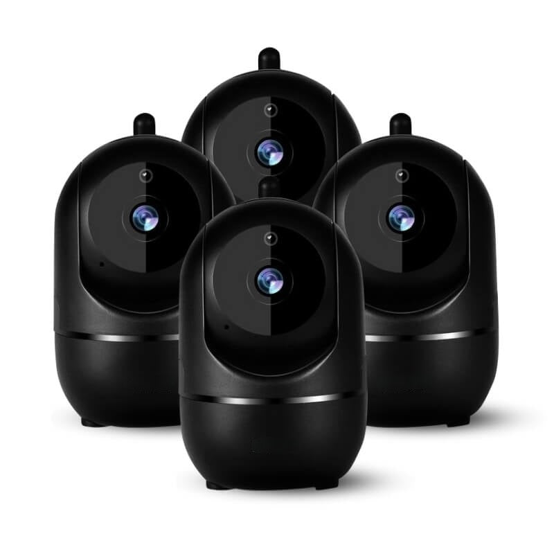 Drehbare WLAN-Innenkamera – Hundekamera & Babykamera mit 355° Schwenk, Auto-Tracking, 1080p, Ohne Abo – HomeView Mini