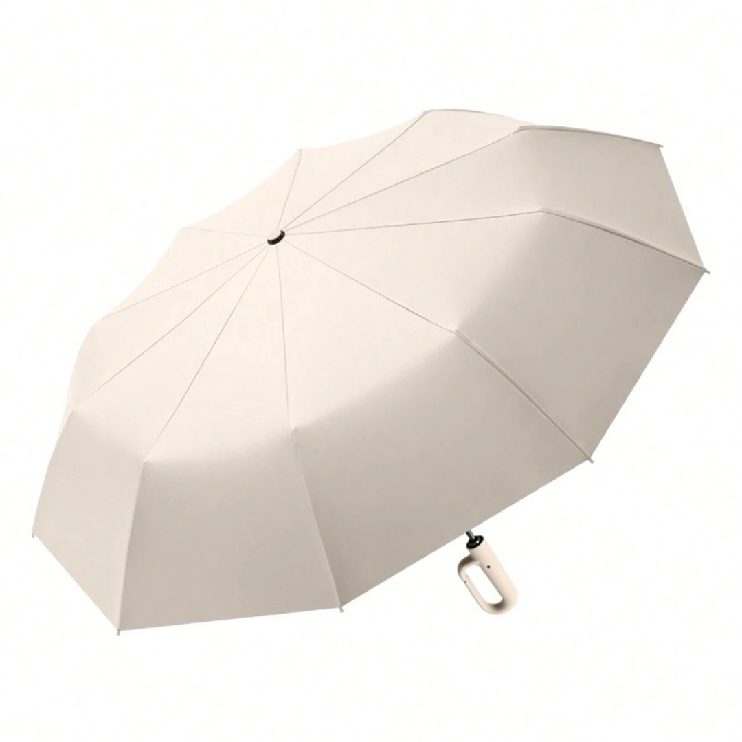 NOUVEAU RICHE Ultra windfester Regenschirm – Sturmfester Schirm mit reflektierenden Details, kompakt, 4 Farben