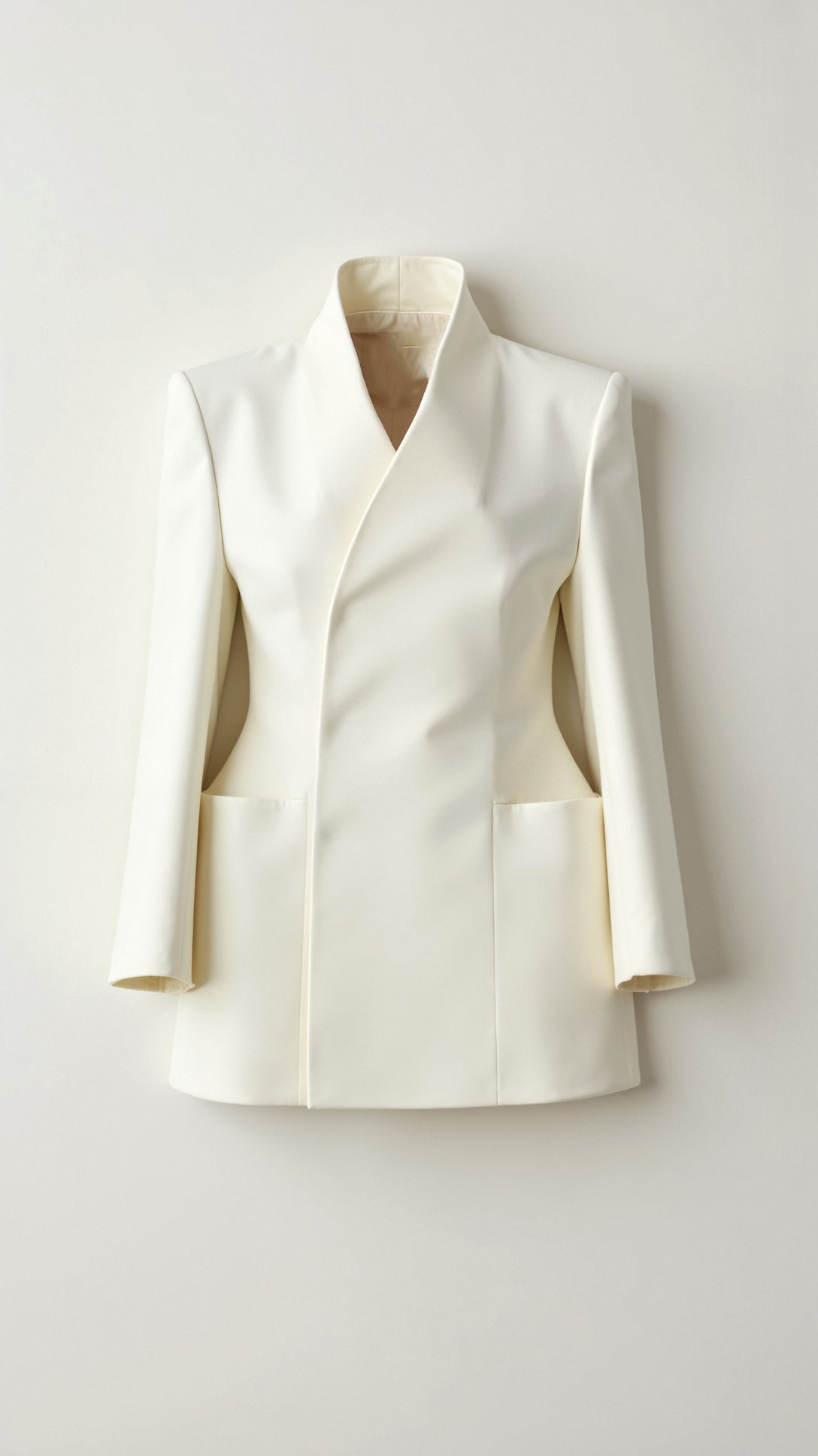 NOUVEAU RICHE Blazer Kleid Mit Asymmetrischem Verschluss Und Mini Länge - Winterjacke - Wintermäntel Damen