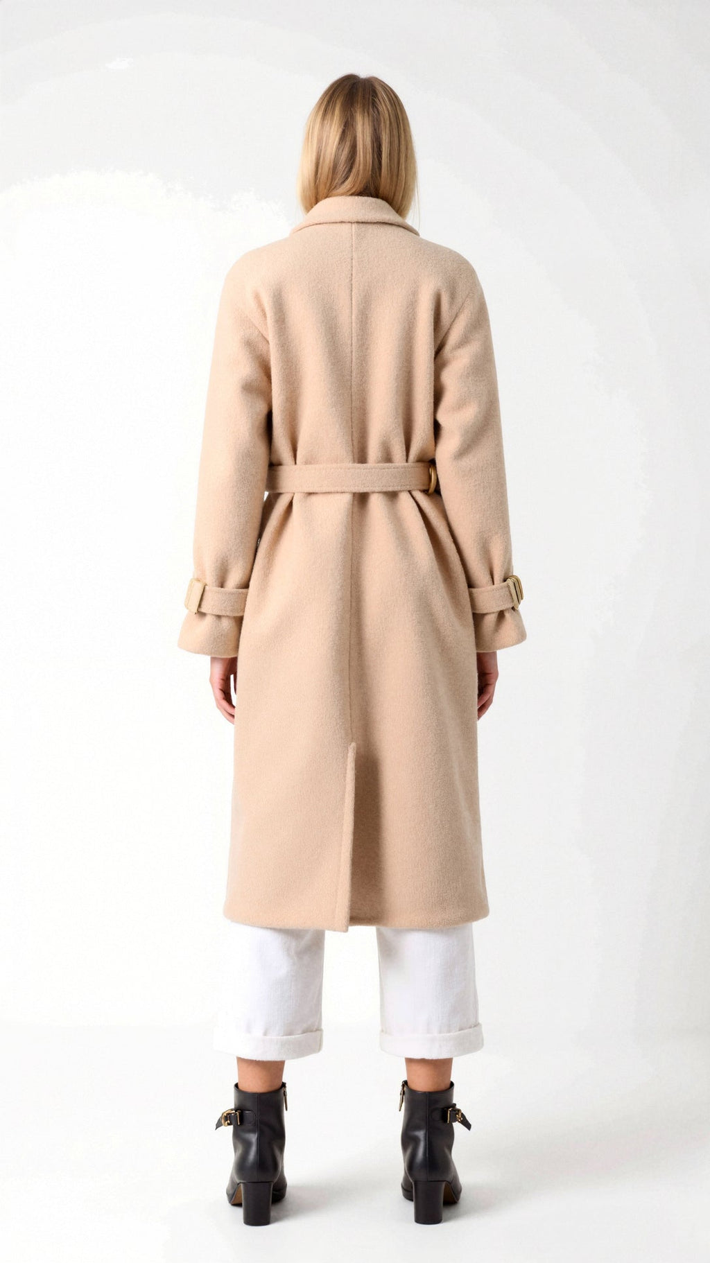 NOUVEAU RICHE Fleecejacke Microfleece Dunkelgrau Reißverschluss Taschen - Winterjacke - Wintermäntel Damen