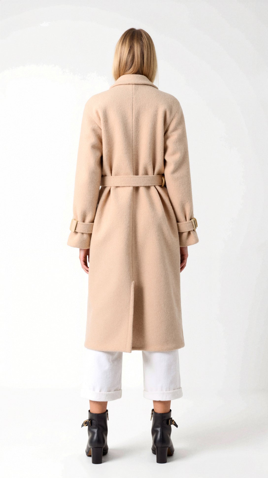 NOUVEAU RICHE Fleecejacke Microfleece Dunkelgrau Reißverschluss Taschen - Winterjacke - Wintermäntel Damen
