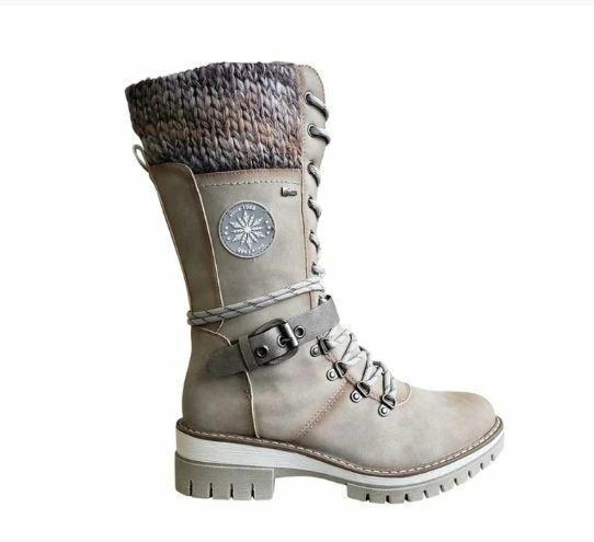 NOUVEAU RICHE Damenstiefel Mit Rutschfester Sohle Wärme Futter Herbst