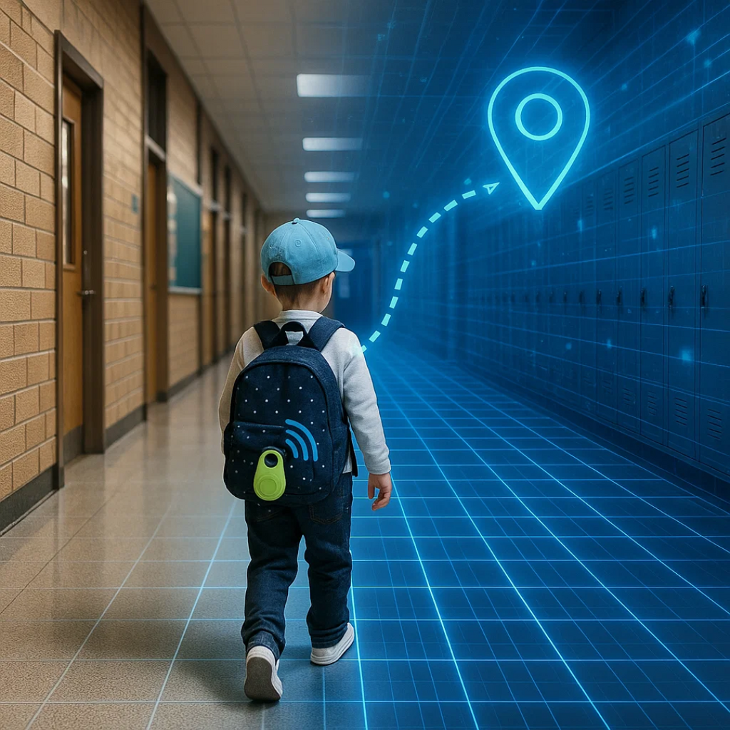 GPS-Tracker mit Live-Ortung – Mini Tracker für Kinder, Haustiere & Wertgegenstände, App, 5 Farben – SafeTrack