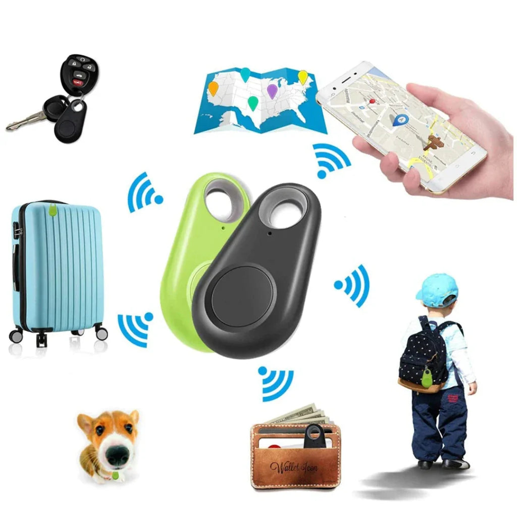GPS-Tracker mit Live-Ortung – Mini Tracker für Kinder, Haustiere & Wertgegenstände, App, 5 Farben – SafeTrack
