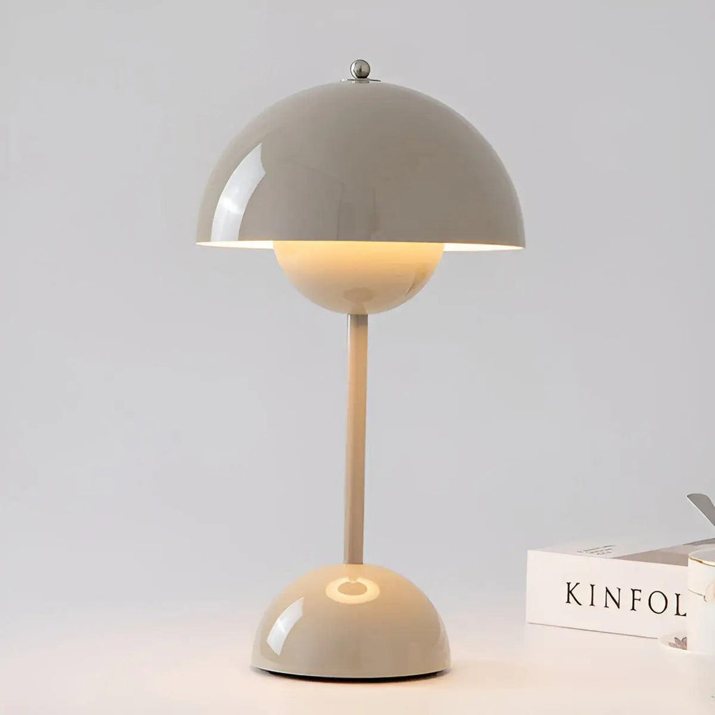 NOUVEAU RICHE Buijou - Skandinavische Designer-Tischlampe für ambient Beleuchtung Grau