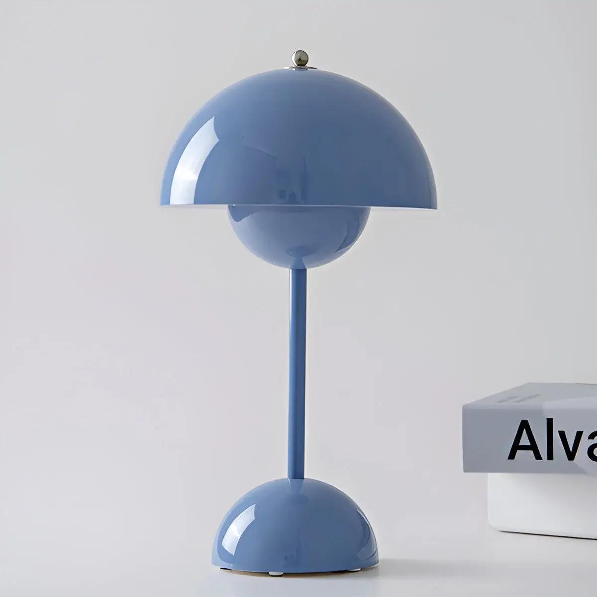 NOUVEAU RICHE Buijou - Skandinavische Designer-Tischlampe für ambient Beleuchtung Eisblau