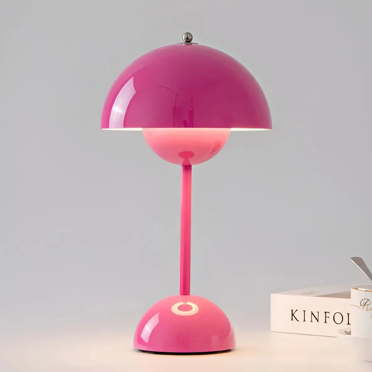 NOUVEAU RICHE Buijou - Skandinavische Designer-Tischlampe für ambient Beleuchtung Pink
