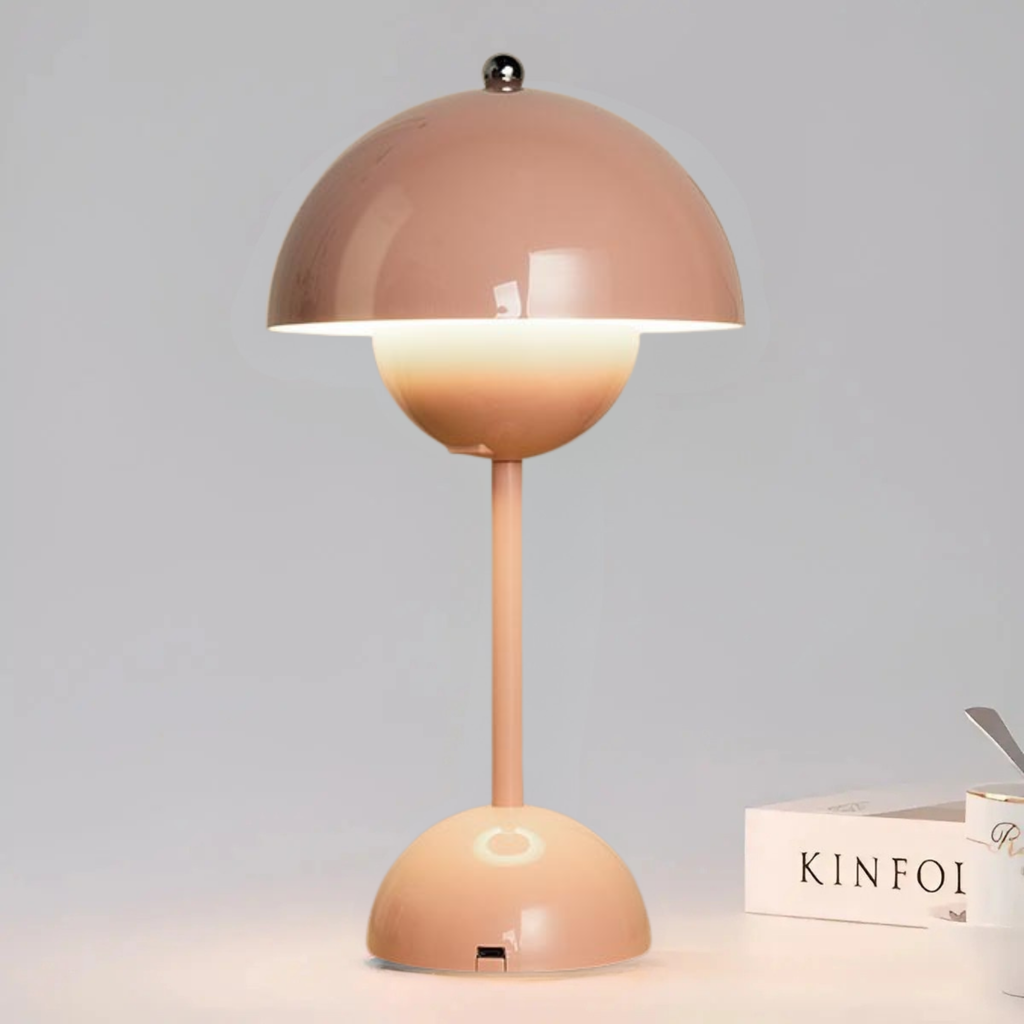 NOUVEAU RICHE Buijou - Skandinavische Designer-Tischlampe für ambient Beleuchtung Pink