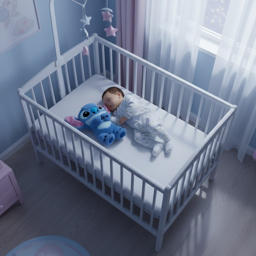 Beruhigendes Kuscheltier für Jedes Alter – Weiches Plüschtier zum Einschlafen für Kinder & Erwachsene, Blau oder Rosa – SnugBug