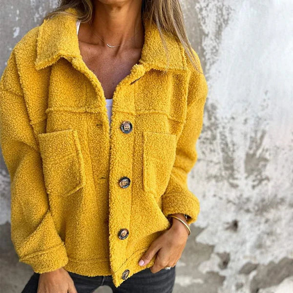 Luna | Damen Strickjacke | Kragenausschnitt