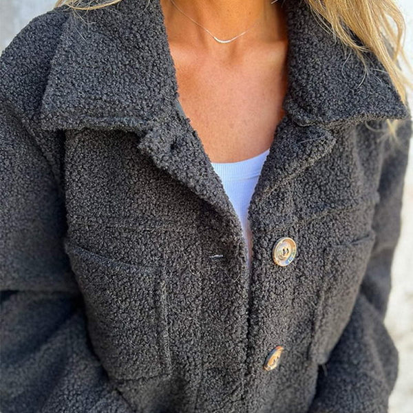 Luna | Damen Strickjacke | Kragenausschnitt