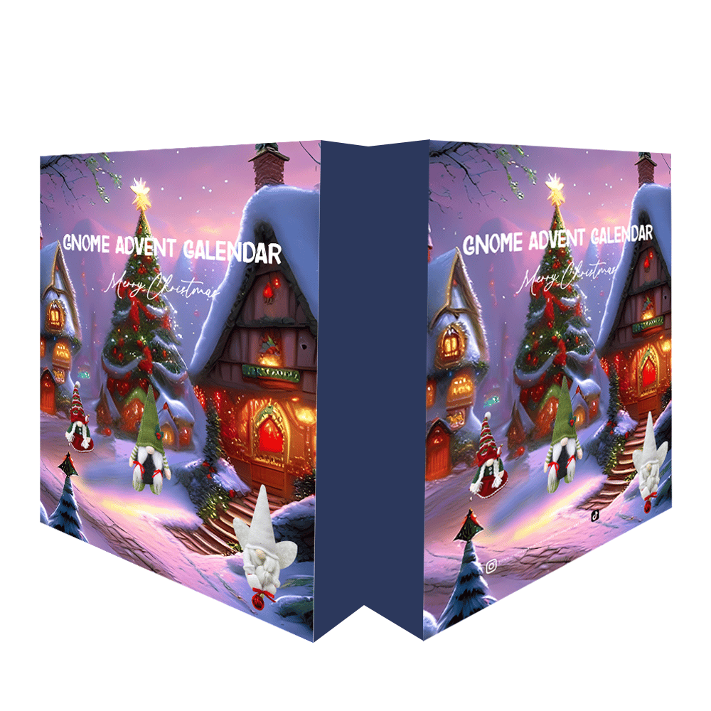 NOUVEAU RICHE Magischer Adventskalender – Wichtel-Adventskalender mit 24 Plüschwichteln, Weihnachts-Countdown & Deko – ElfAndChill