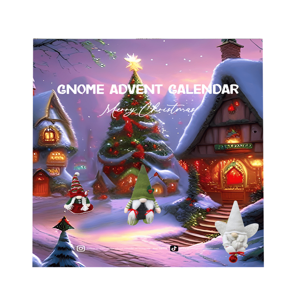 NOUVEAU RICHE Magischer Adventskalender – Wichtel-Adventskalender mit 24 Plüschwichteln, Weihnachts-Countdown & Deko – ElfAndChill