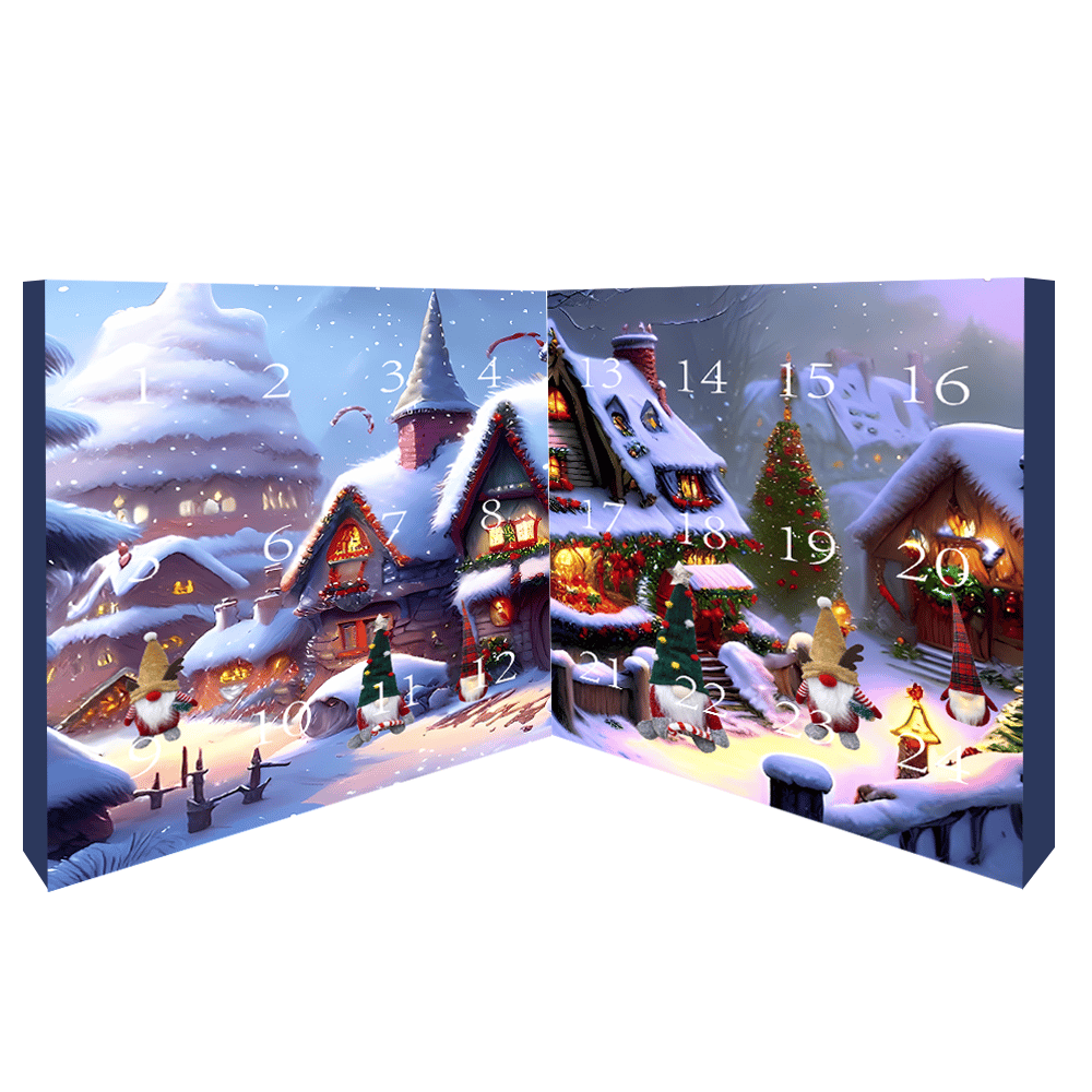 NOUVEAU RICHE Magischer Adventskalender – Wichtel-Adventskalender mit 24 Plüschwichteln, Weihnachts-Countdown & Deko – ElfAndChill
