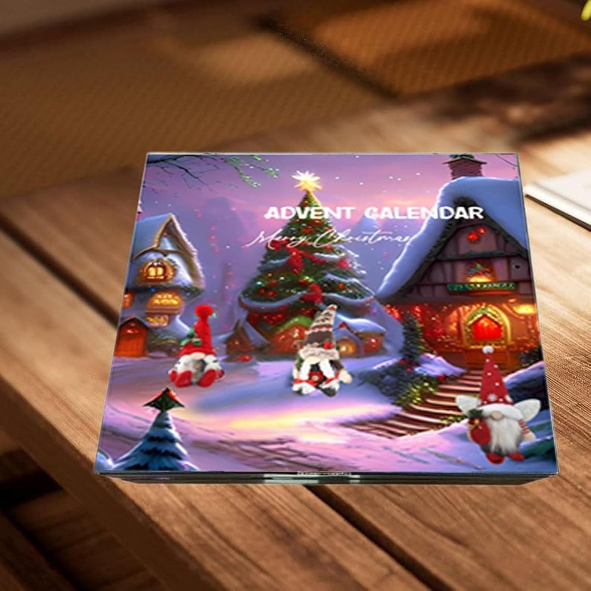 NOUVEAU RICHE Magischer Adventskalender – Wichtel-Adventskalender mit 24 Plüschwichteln, Weihnachts-Countdown & Deko – ElfAndChill