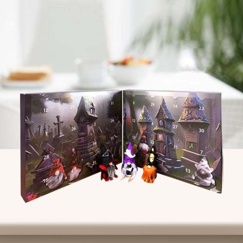 NOUVEAU RICHE Magischer Adventskalender – Wichtel-Adventskalender mit 24 Plüschwichteln, Weihnachts-Countdown & Deko – ElfAndChill