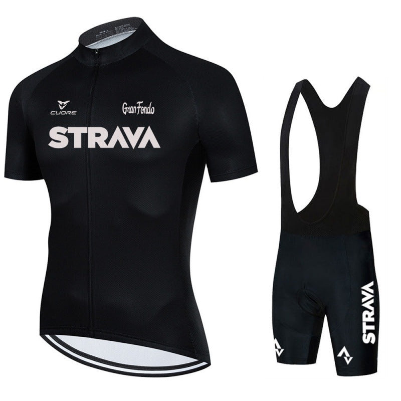NOUVEAU RICHE Radtrikot Kombi-Set – Atmungsaktive Velobekleidung mit Raglanärmeln, YKK-Reissverschluss & Rückentaschen, 8 Farben, S–3XL – Wilshire