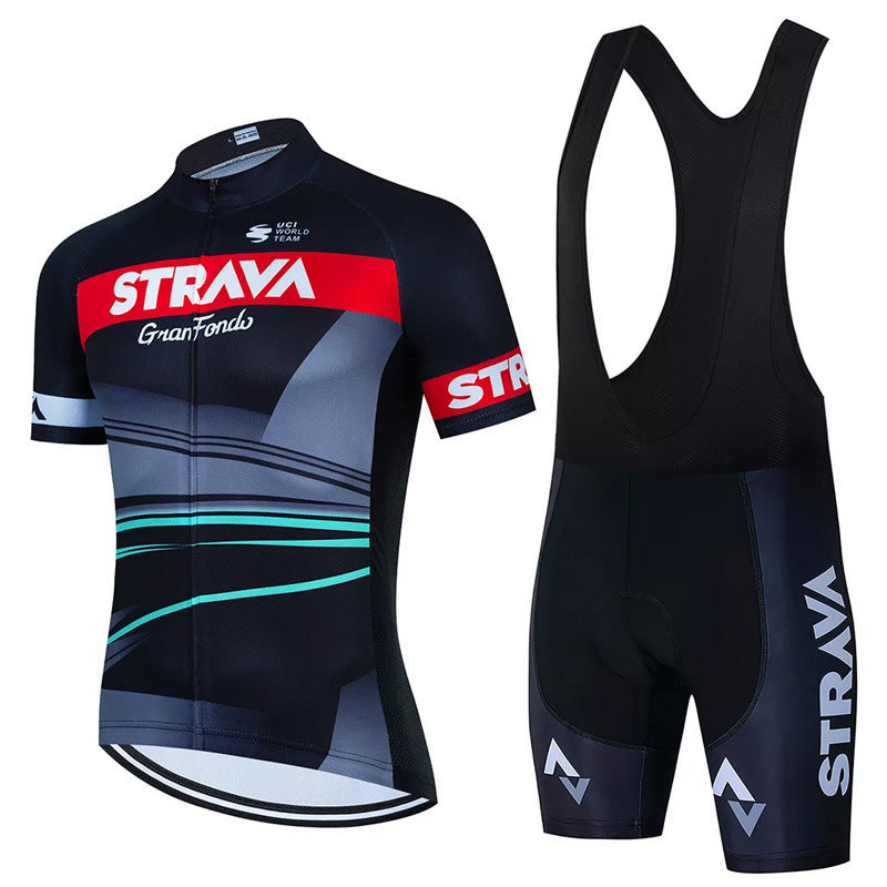NOUVEAU RICHE Radtrikot Kombi-Set – Atmungsaktive Velobekleidung mit Raglanärmeln, YKK-Reissverschluss & Rückentaschen, 8 Farben, S–3XL – Wilshire Grau