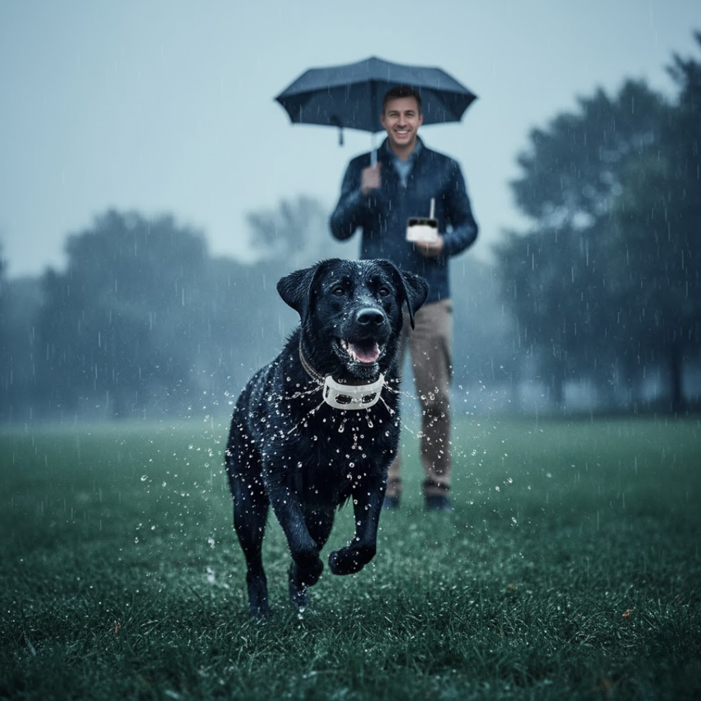 Drahtloses Hundesicherungssystem – Funkzaun für Hunde mit GPS-Bereich & Trainingsfunktion, für 1 oder 2 Hunde – TailZone