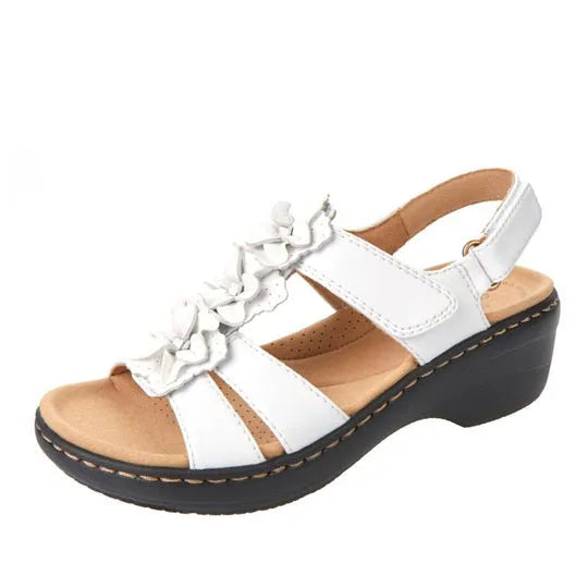 NOUVEAU RICHE Sandalen Mit Keilsohle Überkreuztes Design Für Alltag