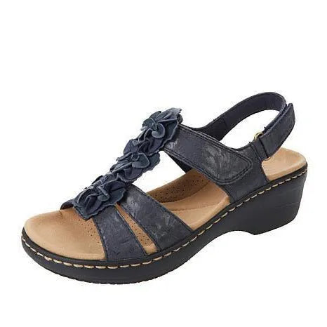 NOUVEAU RICHE Sandalen Mit Keilsohle Überkreuztes Design Für Alltag