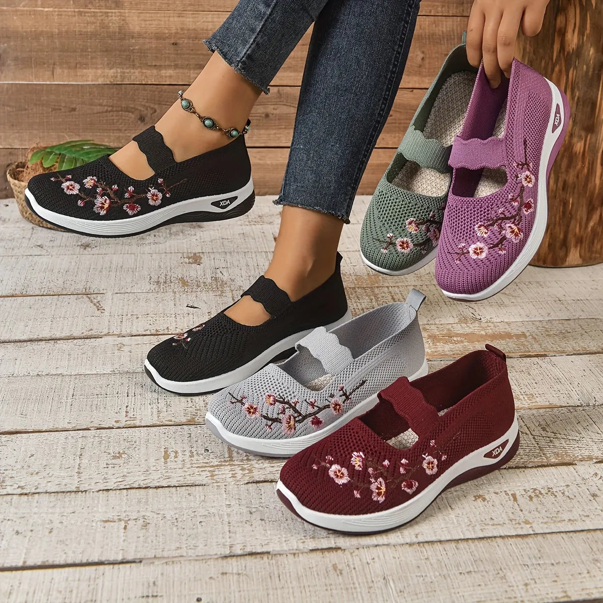NOUVEAU RICHE Schlupfschuhe Weiche Sohle Druckverteilung Entlastung