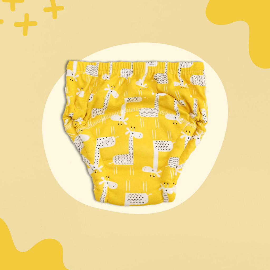 NOUVEAU RICHE Töpfchen Lernunterhose Zweischichtentechnologie Sauberwerden Giraffe