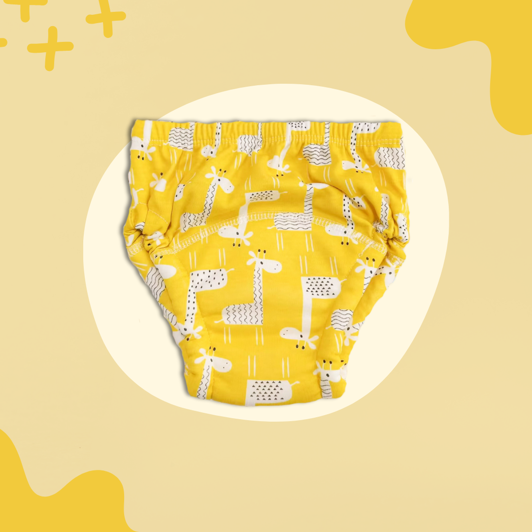NOUVEAU RICHE Töpfchen Lernunterhose Zweischichtentechnologie Sauberwerden Giraffe