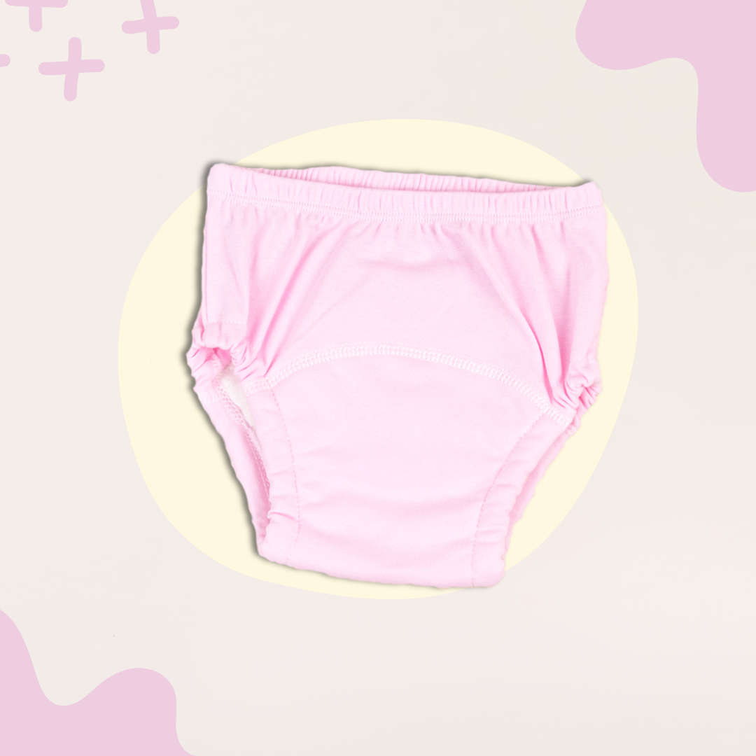 NOUVEAU RICHE Töpfchen Lernunterhose Zweischichtentechnologie Sauberwerden Rosa