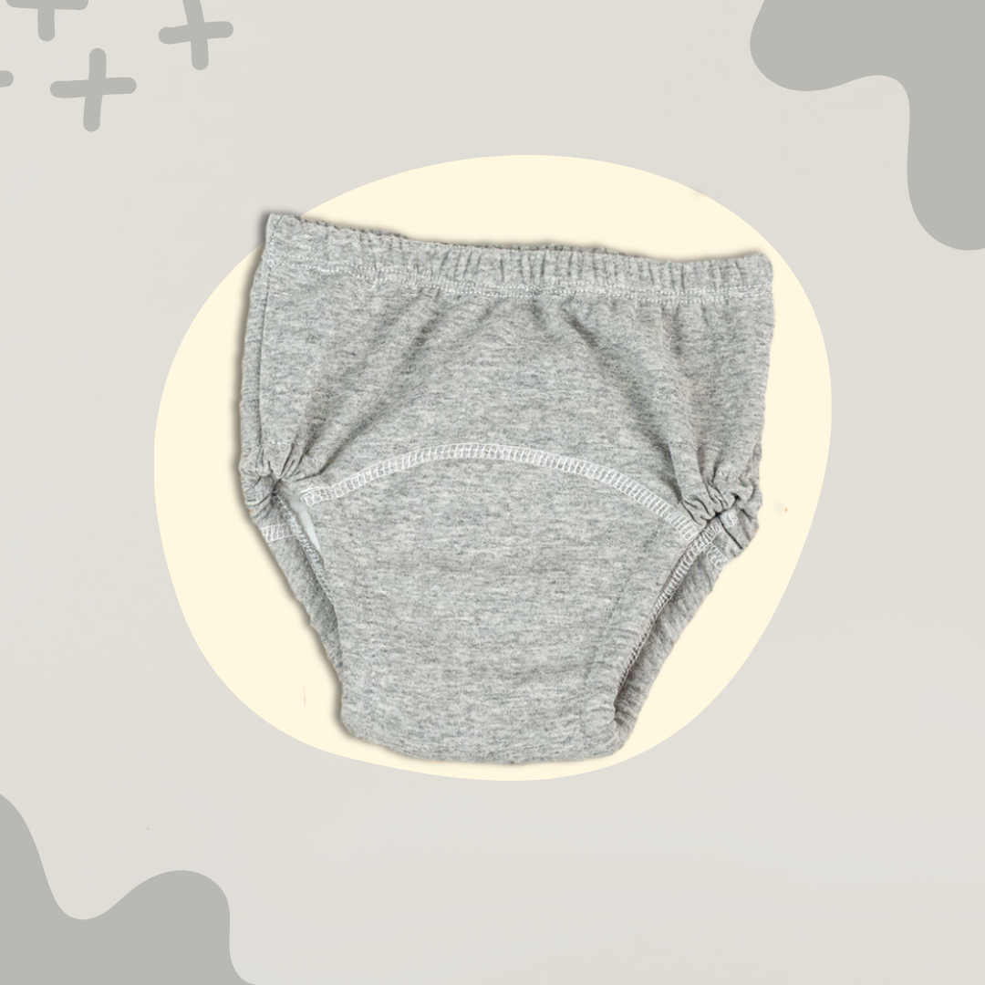 NOUVEAU RICHE Töpfchen Lernunterhose Zweischichtentechnologie Sauberwerden Grau