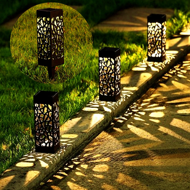 NOUVEAU RICHE Tina Gartenlampen – Gemütliche Solar-LED-Gartenbeleuchtung mit Erdspiess, Weiss oder Warmweiss, 2 bis 8 Stück 2 Stück Weisses Licht
