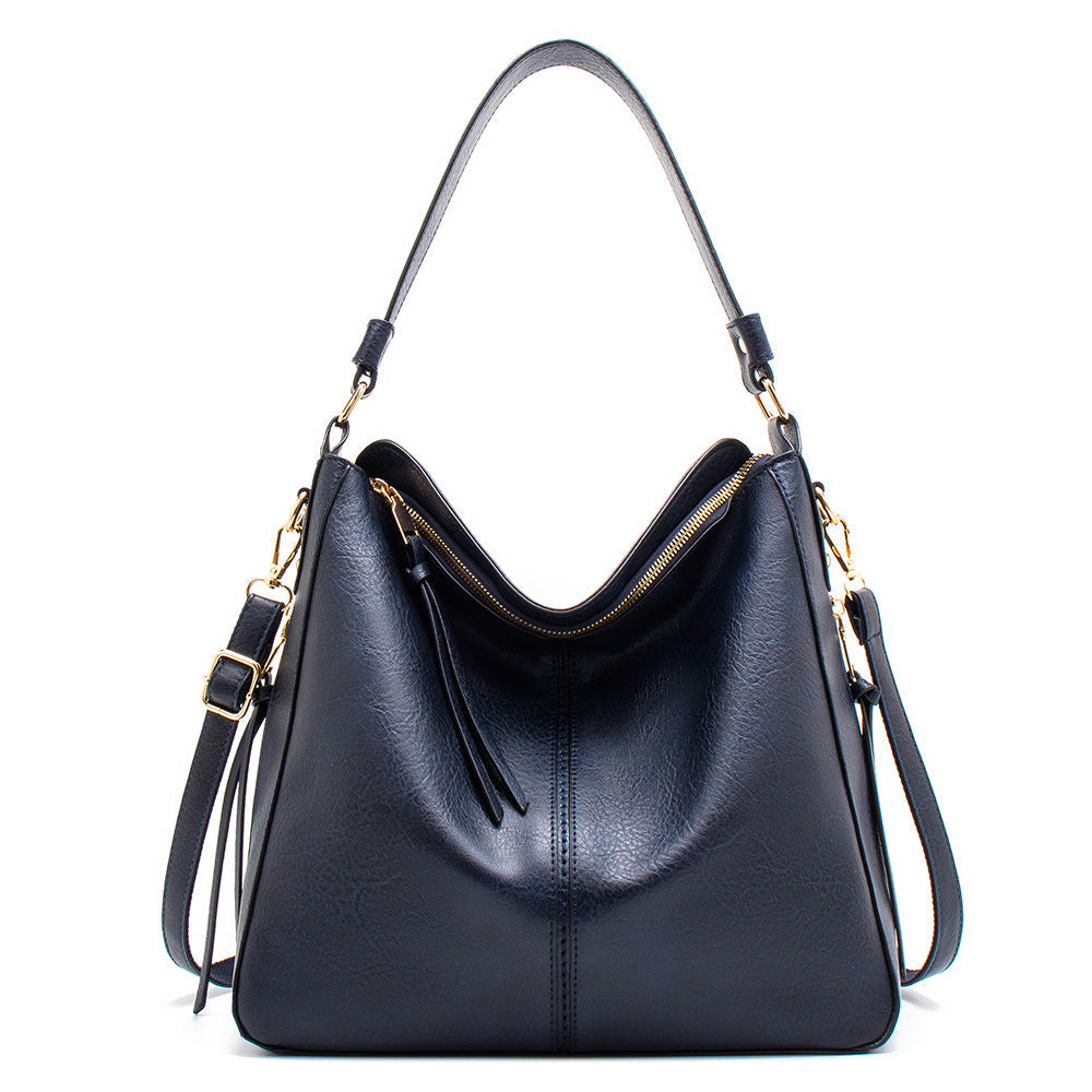 NOUVEAU RICHE Damen Beuteltasche – Stilvolle Funktionale Tasche mit Elegantem Design Marine