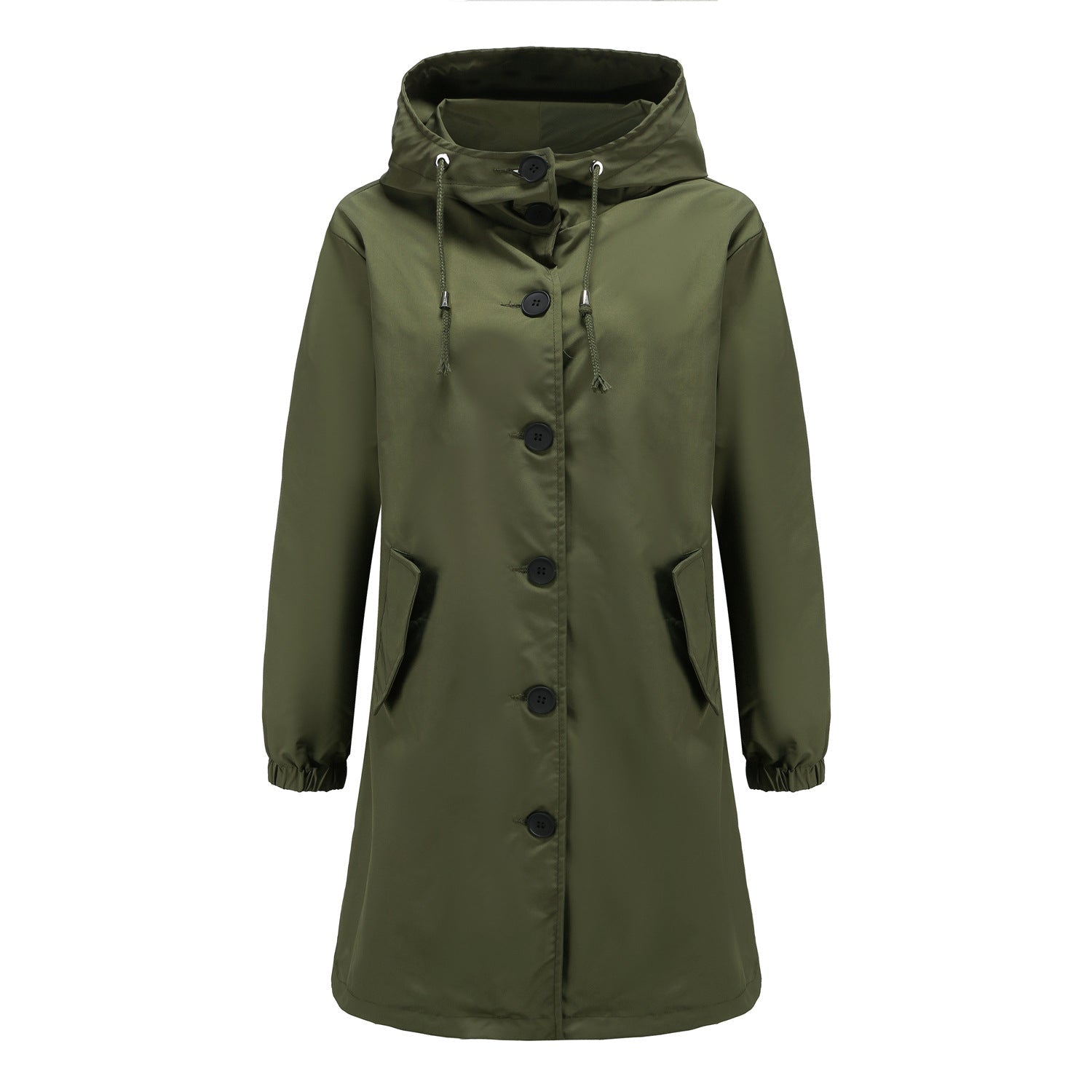NOUVEAU RICHE Damen Leichte Regenjacke Für Damen Wasserabweisenden Schutz Grün