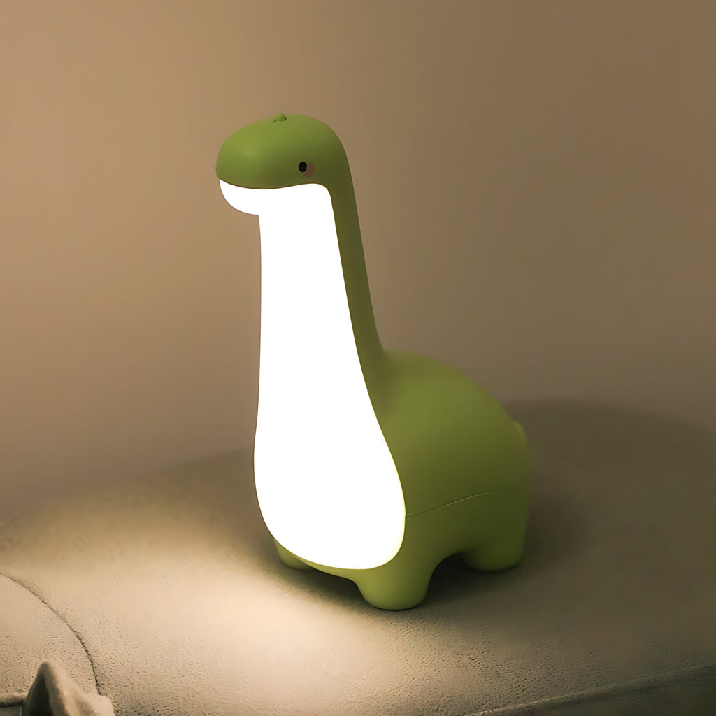 LED-Dinosaurier-Nachtlicht für ruhige Nächte – Dino Nachtlicht Kinder aus Silikon, Aufladbar & Tragbar – RexGlow