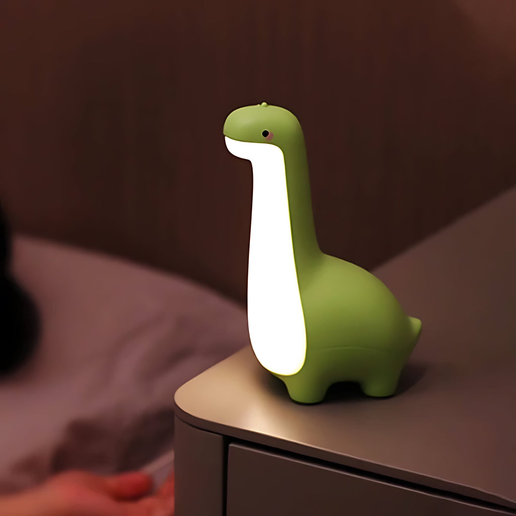 LED-Dinosaurier-Nachtlicht für ruhige Nächte – Dino Nachtlicht Kinder aus Silikon, Aufladbar & Tragbar – RexGlow